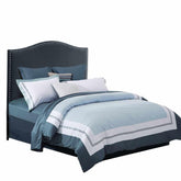 Meridian 300 Thread Count Cotton Embroidered Duvet Cover Set